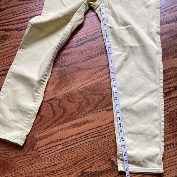 Platinum Chico’s straight Leg Five Pocket Embroidered Jeans Size 8 - Picture 11 of 13